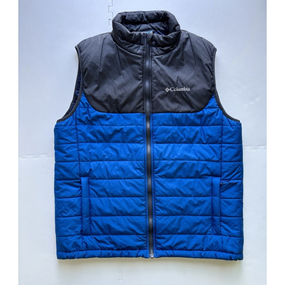 COLUMBIA Mens Puffer Vest Powder Lite Insulated Quilted XM0575 Jacket - Size M